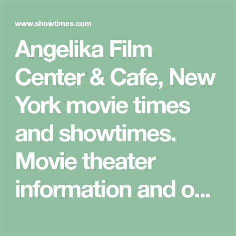 NYC.com: New York Movie Times and Online Movie Tickets. Movie Sho.